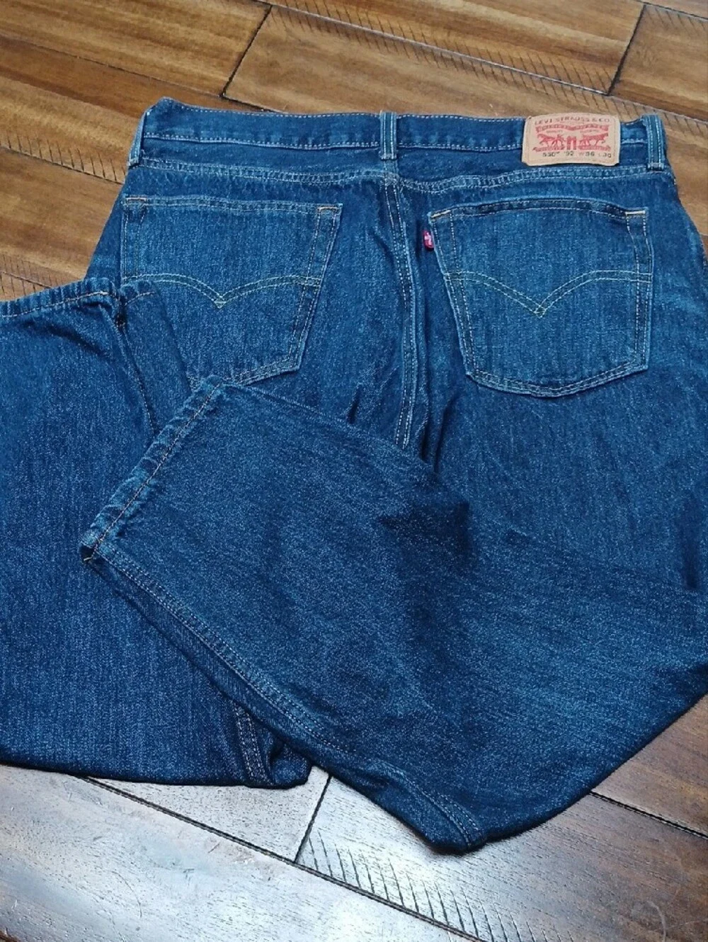 Levi's Men's Dark Blue Straight Jeans